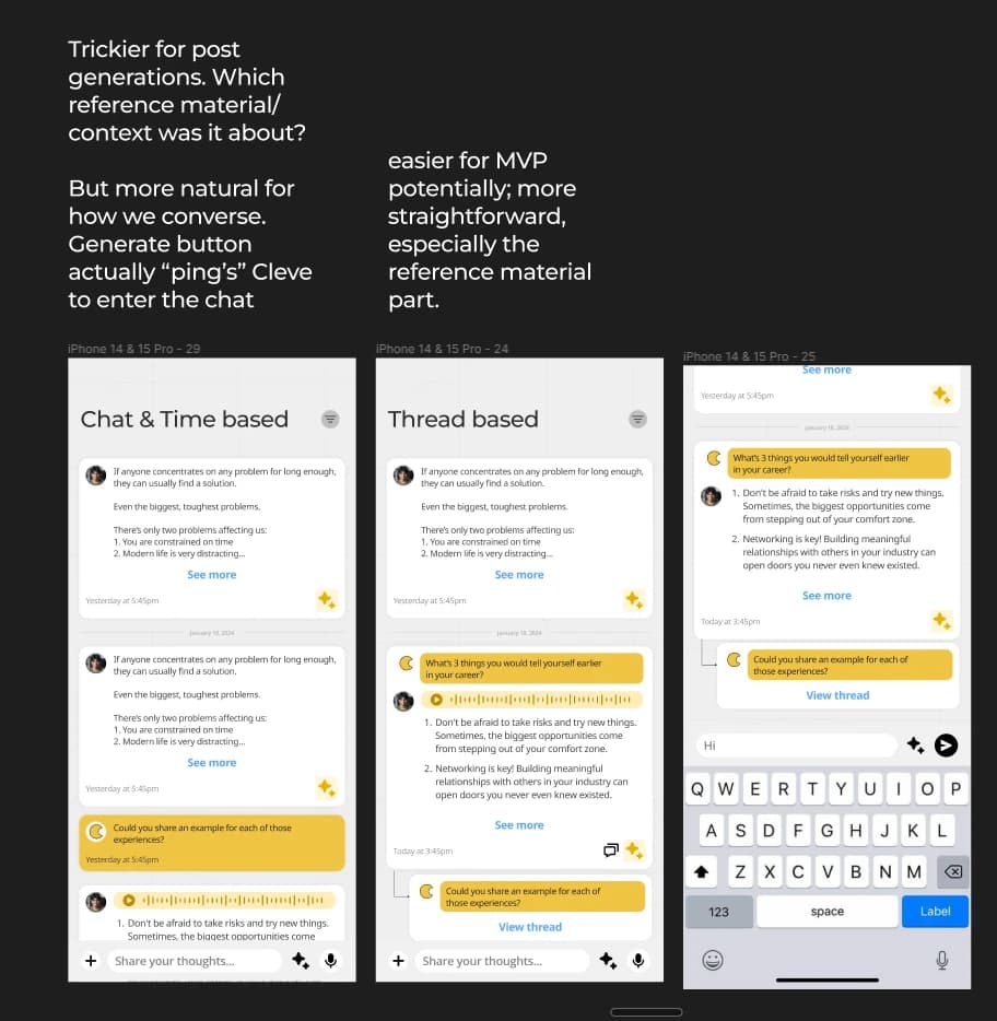 Day 40 — UX Iterations