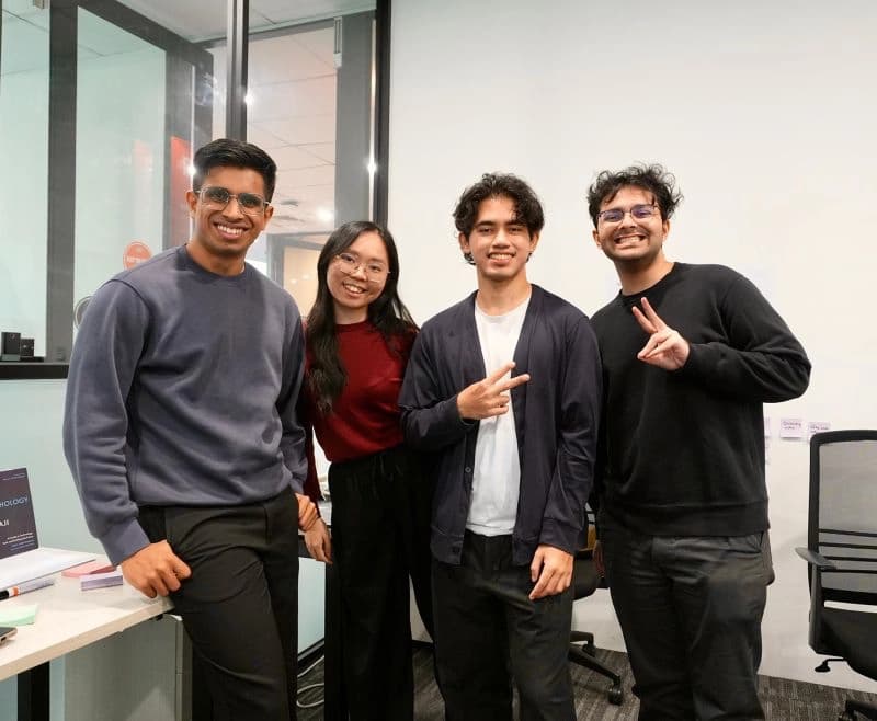 The Cleve team together at the Kuala Lumpur office