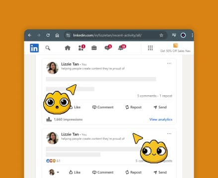 Step 2 wait while Cleve AI builds your LinkedIn Wrapped report