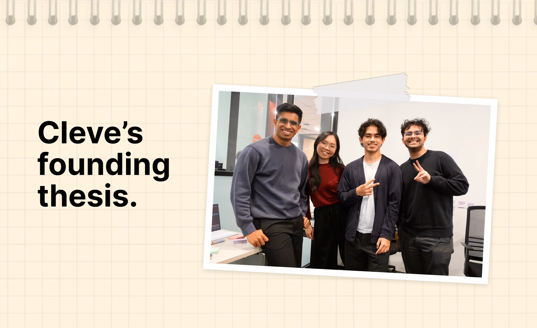 Cleve's founding thesis